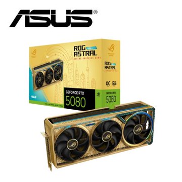 華碩 ROG-ASTRAL-RTX5080-O16G-DHAHAB-CORE【燦金版】顯示卡 (組合包B)