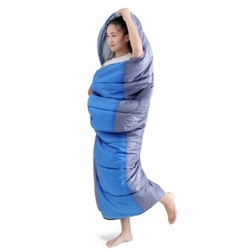 睡袋成人戶外旅行冬季保暖室內雙人露營隔臟羽絨棉睡袋 名創家居館