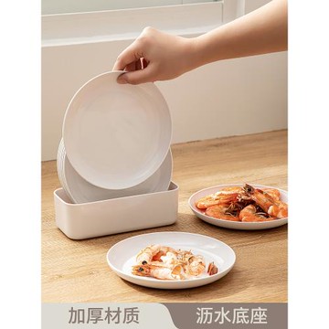 吐骨碟家用吐骨頭盤碟食品級餐桌桌面裝垃圾渣高檔小菜新款水果盤