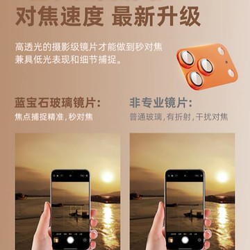 適用蘋果17promax鏡頭膜金屬一體全包防摔iphone17攝像頭保護貼