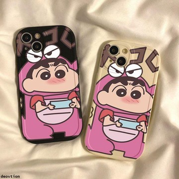 蠟筆小新 蘋果 手機殼 iphone max 14 11 pro 12 plus x 13 7 8 情侶 防摔 卡通 殼