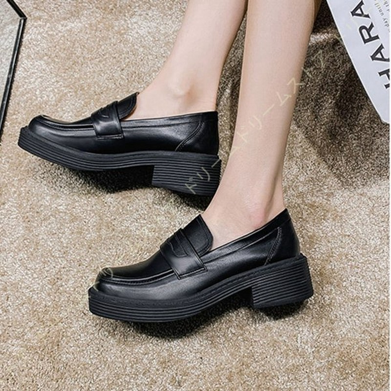 レディース オックスフォード パンプス 厚底 スクエアトゥ ぺたんこ 太ヒール ローヒール ローファー オフィス 痛くない 歩きやすい 疲れない 旅行 春夏秋 通販 Lineポイント最大0 5 Get Lineショッピング