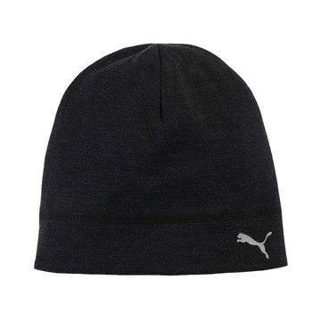 PUMA 毛帽 RACE DAY Merino 男女款 慢跑系列 運動毛帽 休閒毛帽 戶外 保暖 黑色 02728501