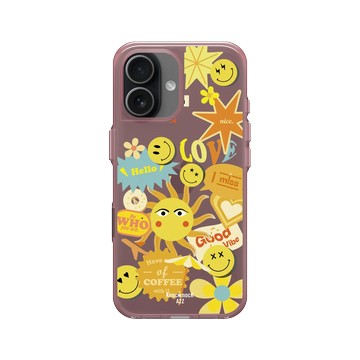 iPhone 17 Clear (相機按鈕) 晶醺玫 - Knock Knock A2Z - Yellow Lover