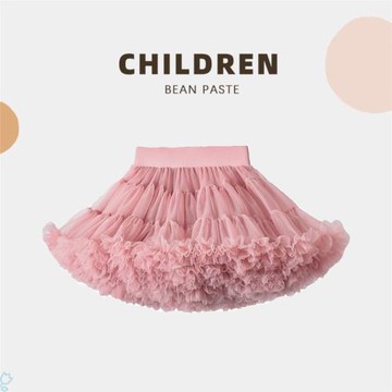 女童tutu裙夏季2025新款女寶寶半身裙洋氣兒童兔兔裙嬰兒蓬蓬裙子