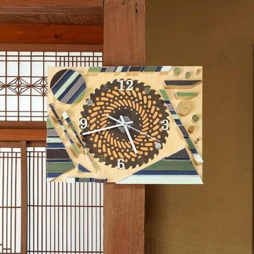 為您的居家空間添入原創藝術作品 以割草刀刃再利用的時鐘 以舊木材再利用的木製掛鐘 225