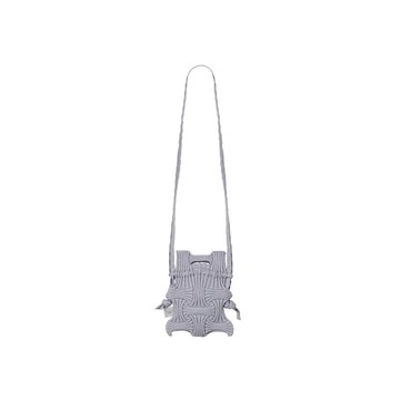 Mini Cross Bow Bag - Glitter Silver