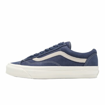 Vans 休閒鞋 Lx Old Skool 36 男鞋 藍 灰 Premium 帆布 麂皮 經典 板鞋 VN000D9R60P