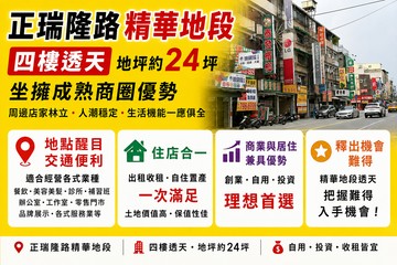 正瑞隆路上｜透天四樓黃金店面｜高雄市前鎮區瑞隆路