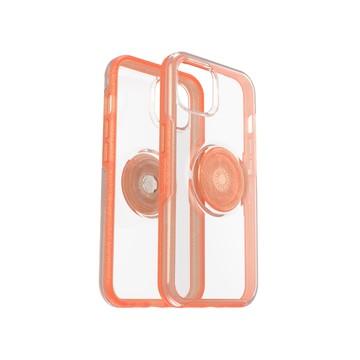 OTTERBOX Otter + Pop iPhone 13 Symmetry炫彩透明泡泡騷保護殼-橙透