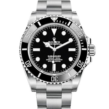 ROLEX 勞力士124060 黑水鬼 最新款 無日期 41MM