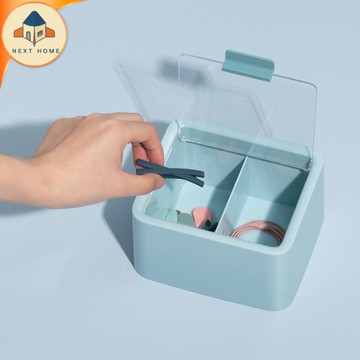 【台灣現貨 大吉店】飾品收納盒 桌面收納盒 桌上收納 雜物小物置物盒 辦公桌收納