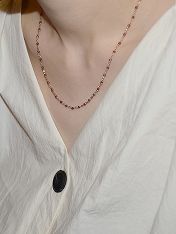 Meriel Garnet Necklace
