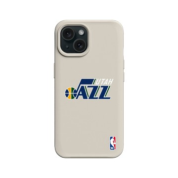 iPhone 15 SolidX 貝殼灰 - NBA - Logo-猶他爵士 Utah Jazz - Light
