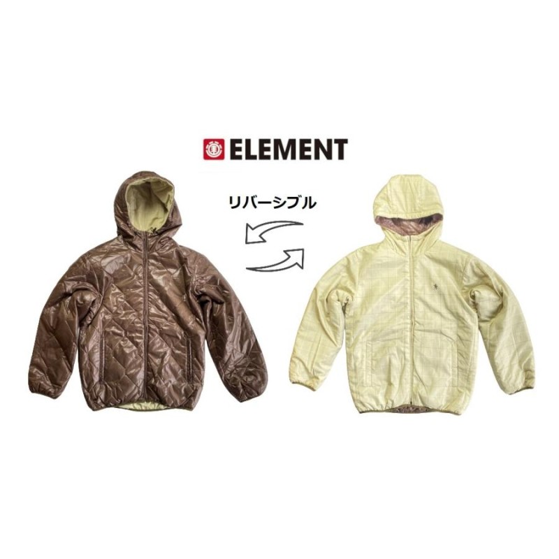 エレメント ELEMENT ダウンジャケットM～Lサイズ (リバーシブルメンズ ...