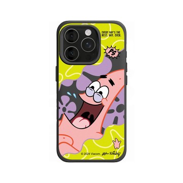 iPhone 16 Pro SolidX 黑 - 海綿寶寶 SpongeBob - 派大星哈哈哈