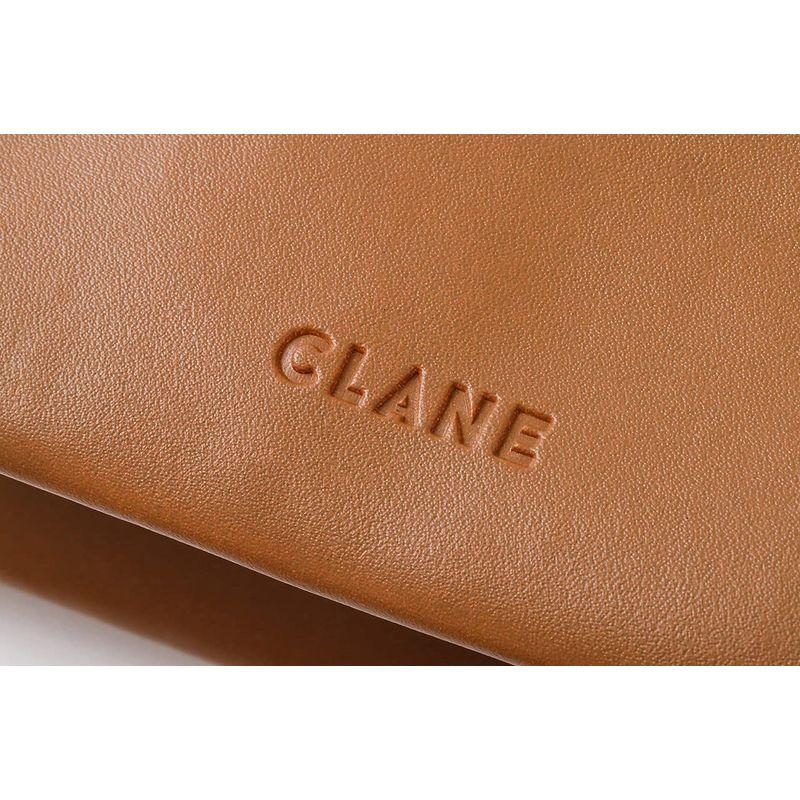 CLANE 3ROOM SHOULDER BAG BOOK BROWN