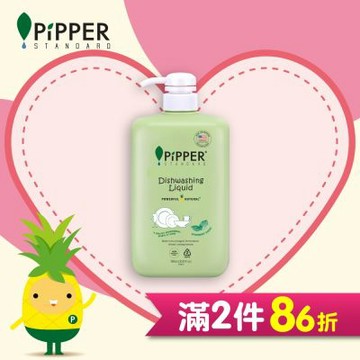 PiPPER STANDARD 沛柏鳳梨酵素洗碗精-綠薄荷 900ml
