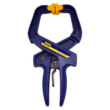 IRWIN 握手牌 藍色塑鋼彈簧快速夾鉗 IW-T59400ECD 100mm  1個