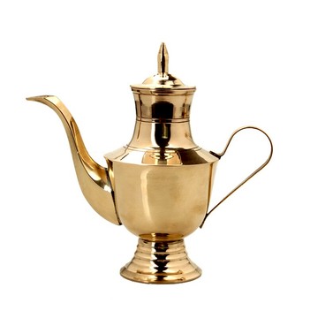 黃銅酒具酒壺家居擺件可自用可供奉財神觀音開蓋酒壺工藝品