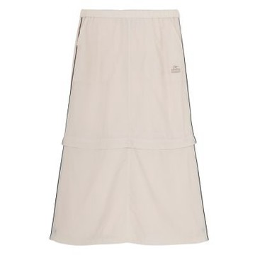 CHUMS Kearns Piping 2way Skirt 女 兩穿式長裙 奶油白 CH181370W105