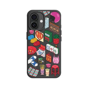 iPhone 16 SolidX 黑 - 老屋顏 Old House Face - 像素百貨