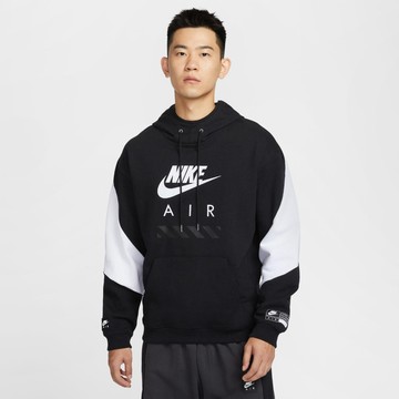 【NIKE】AS M NIKE AIR FLC PO HOODE BFT 男款 連帽上衣 帽T 黑色-HJ0274010
