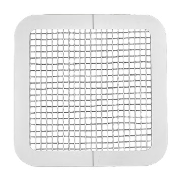 小麥購物 方形排水孔貼 10cm 2g 25片  方形 白色  1盒