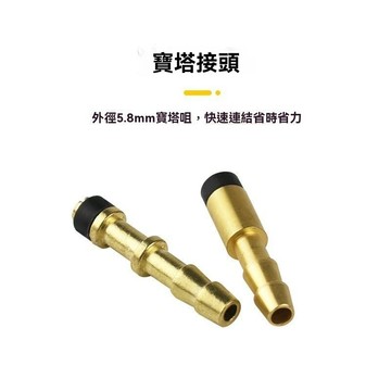 【臺灣出貨】汽車充氣嘴配件 HC3充氣頭接頭 雙槓氣泵輪胎氣嘴 車載充氣泵氣嘴
