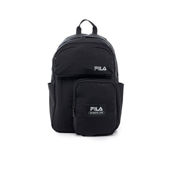 FILA 多功能兩用可拆後背包(可轉變提袋)-黑色 BPZ-9007-BK