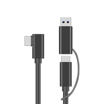 MoZuo 二合一VR串流線 CtoC/USB Quest Link/Pico4適用 5M