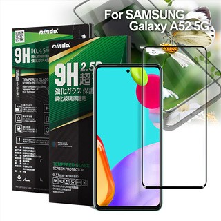 Samsung NISDA 完美滿版玻璃保護貼 for   Galaxy A52 5G 使用-黑色