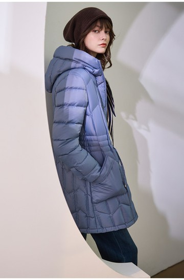 長版連帽羽絨外套