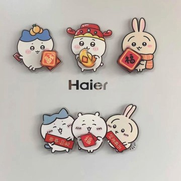 ✨桃園出貨✨吉伊卡哇周邊旋轉冰箱貼chiikawa小八烏薩奇創意春聯磁吸裝飾擺件