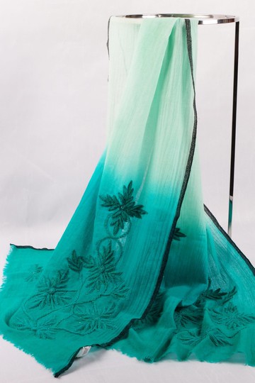 印度羊毛手工刺繡披肩