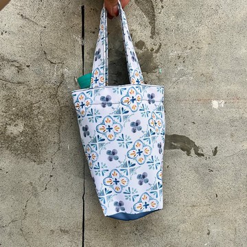 插畫萬用袋-可裝冰霸杯(兩款)