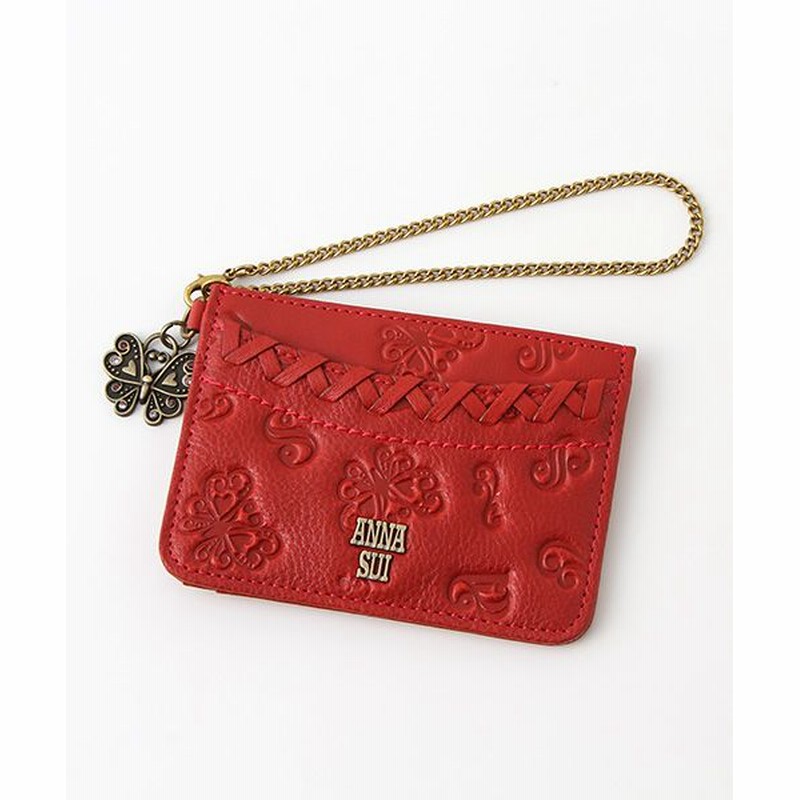 Anna Sui アナスイ Anna Sui アナ スイ ダリア パスケース レッド フリー 通販 Lineポイント最大1 0 Get Lineショッピング