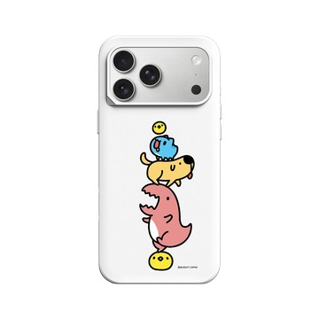 iPhone 17 Pro Max SolidX 白 - 貓貓蟲咖波 Bugcat Capoo - 疊高高