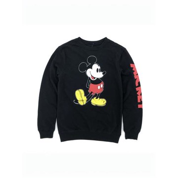 原秋冬季印花新款上市2023年秋季小個子優質的卡通熊圓領套頭衛衣