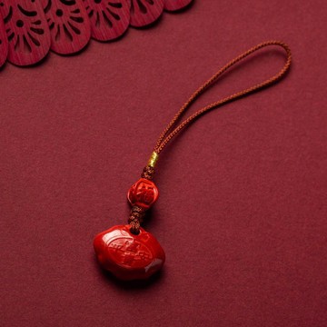 硃砂 吊墜 高含量 帝王砂 吊墜 手機鏈  吊墜