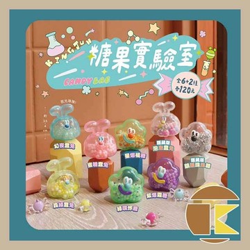【12月預購】夥伴玩具 糖果實驗室 盲抽盲盒 盒玩收藏娛樂 公仔擺飾 一中盒6入 愛蛋客