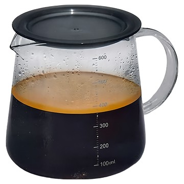 Driver MOKA 600ml 耐熱玻璃咖啡壺 附容量刻度  單件  1個