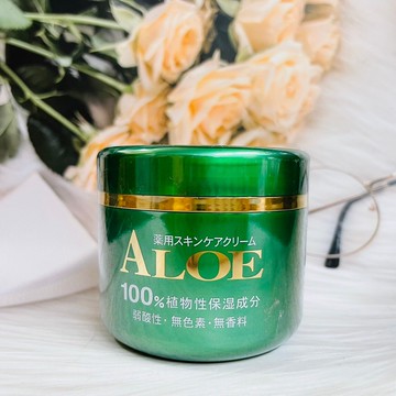 日本 ALOE 蘆薈護膚霜 200g 滋潤肌膚 植物性保濕成分 無色素 無香料｜全店$199免運