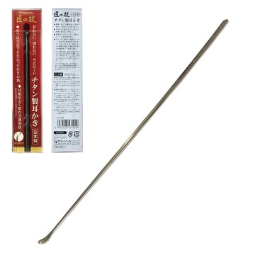 GREEN BELL 日本匠之技 143mm鈦金屬掏耳勺(G-2196)