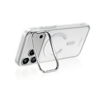 CrystalCase | iPhone18Pro系列鋁合金支架MagSafe磁吸透明手機殼