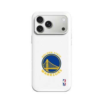 iPhone 17 Pro Max SolidX 白 - NBA - Logo-金州勇士 Golden State Warriors - Light