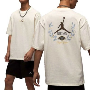 Nike As M J Ss Crew Gfx Tee 短袖 男款 米色 喬丹 T恤 運動 休閒 IF0381-133