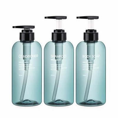 シャンプーボトル おしゃれ ランキング Segbeauty ディスペンサー容器 透明 500ml 3本セット 詰め替えぼとる 洗剤 通販 Lineポイント最大get Lineショッピング