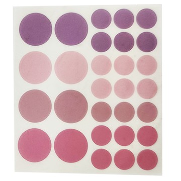 電影札記和紙貼紙 Set  3張入  共87片  圓點環貼  布達佩斯大飯店  1組