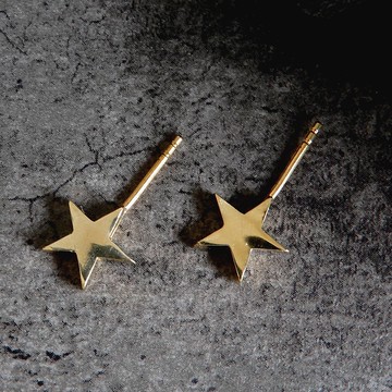 流星耳環 / brass 022